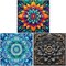 3-Pack Mandala Diamond Painting Kits for Adults – 12x12 Inch Round Gem DIY Craft Set – Perfect for Beginners, Home Décor & Gifts